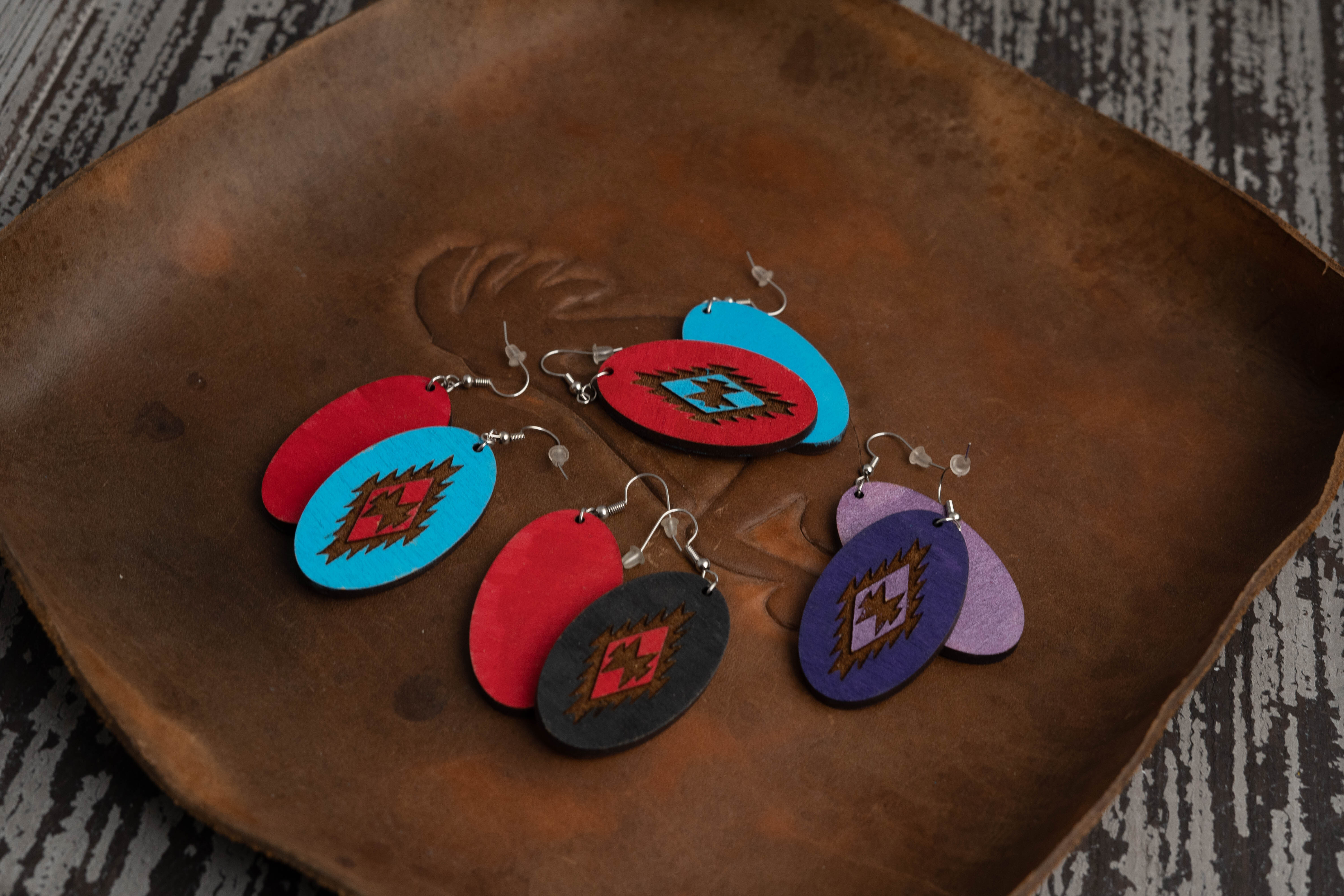 Native Diamond dangle Earrings