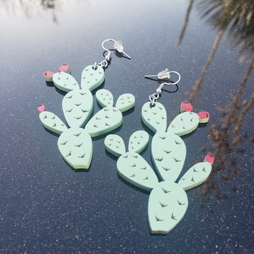 Prickly Pear Dangle Earrings alternate