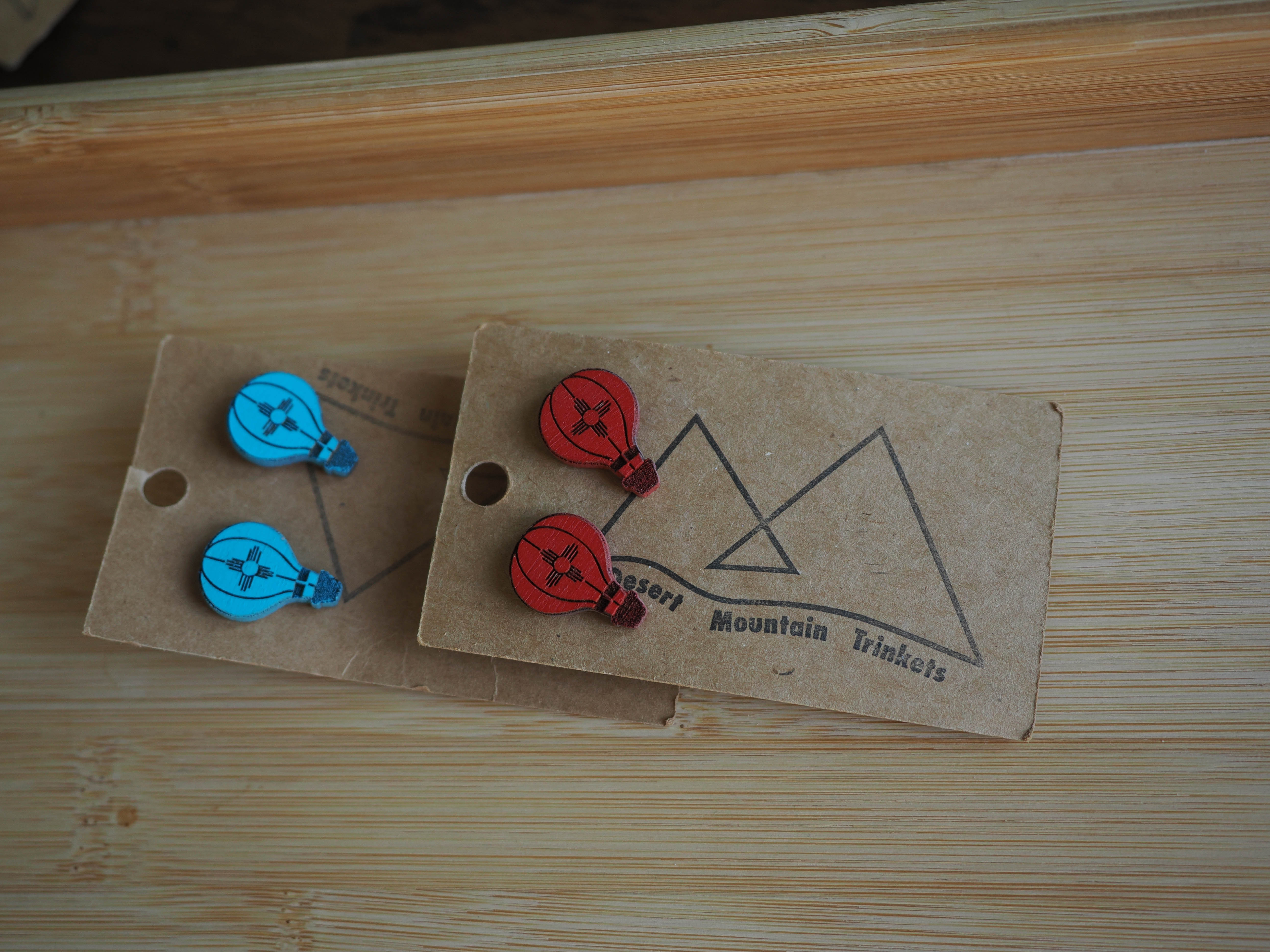 Zia Hot Air Balloon Studded Earrings